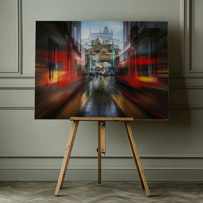 The red bus - Poster / Art Print - interiör