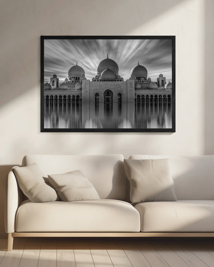 Sheikh Zayed Grand Mosque - Poster / Art Print - interiör