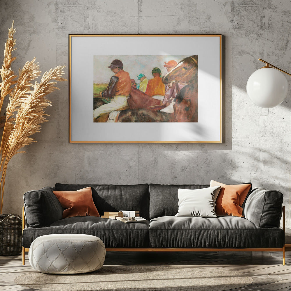 The Jockeys - Poster / Art Print - interiör