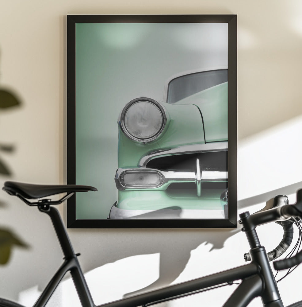 US classic car 1954 Bel Air Powerglide - Poster / Art Print - interiör