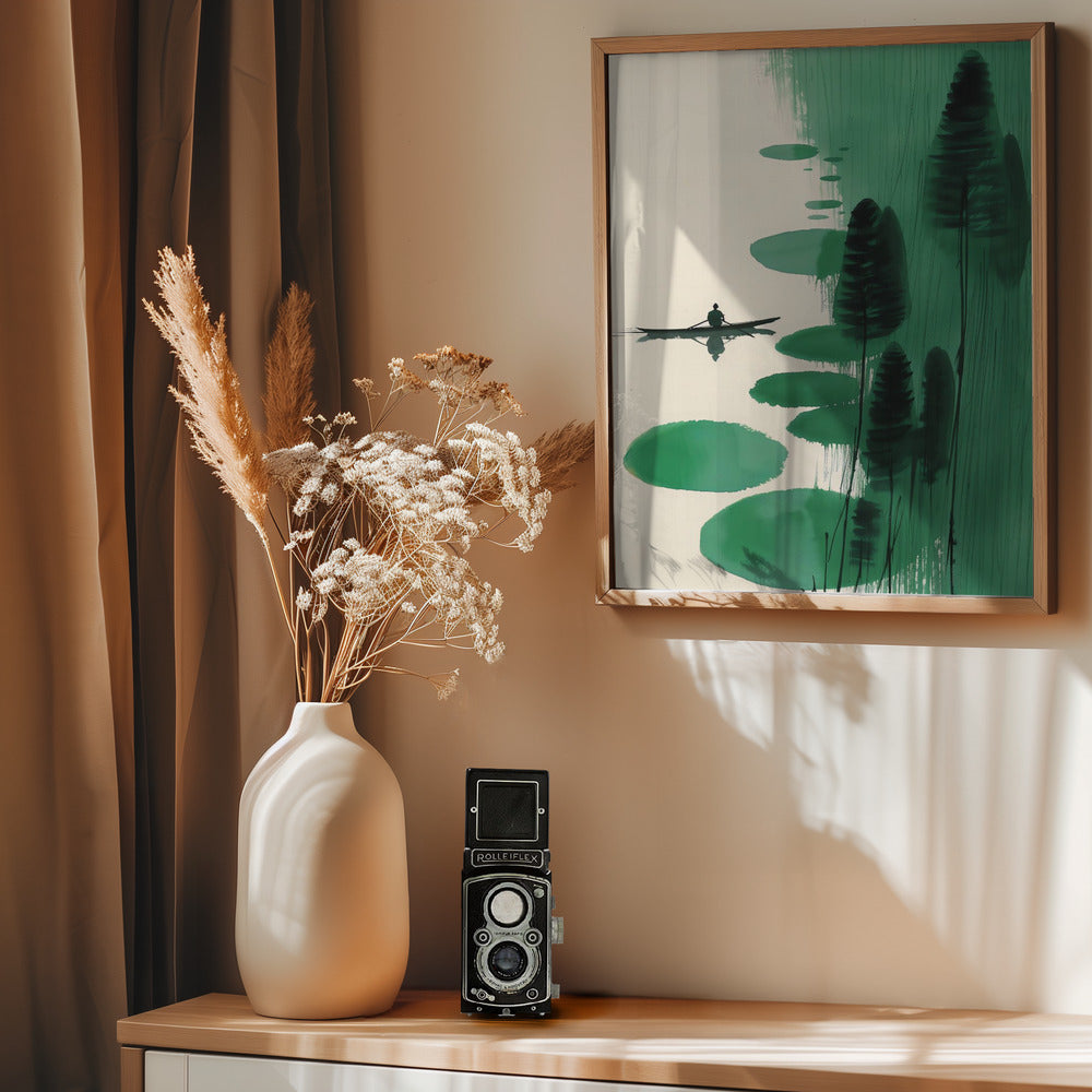 Serenity On the River - Poster / Art Print - interiör