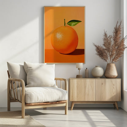 Orange - Poster / Art Print - interiör