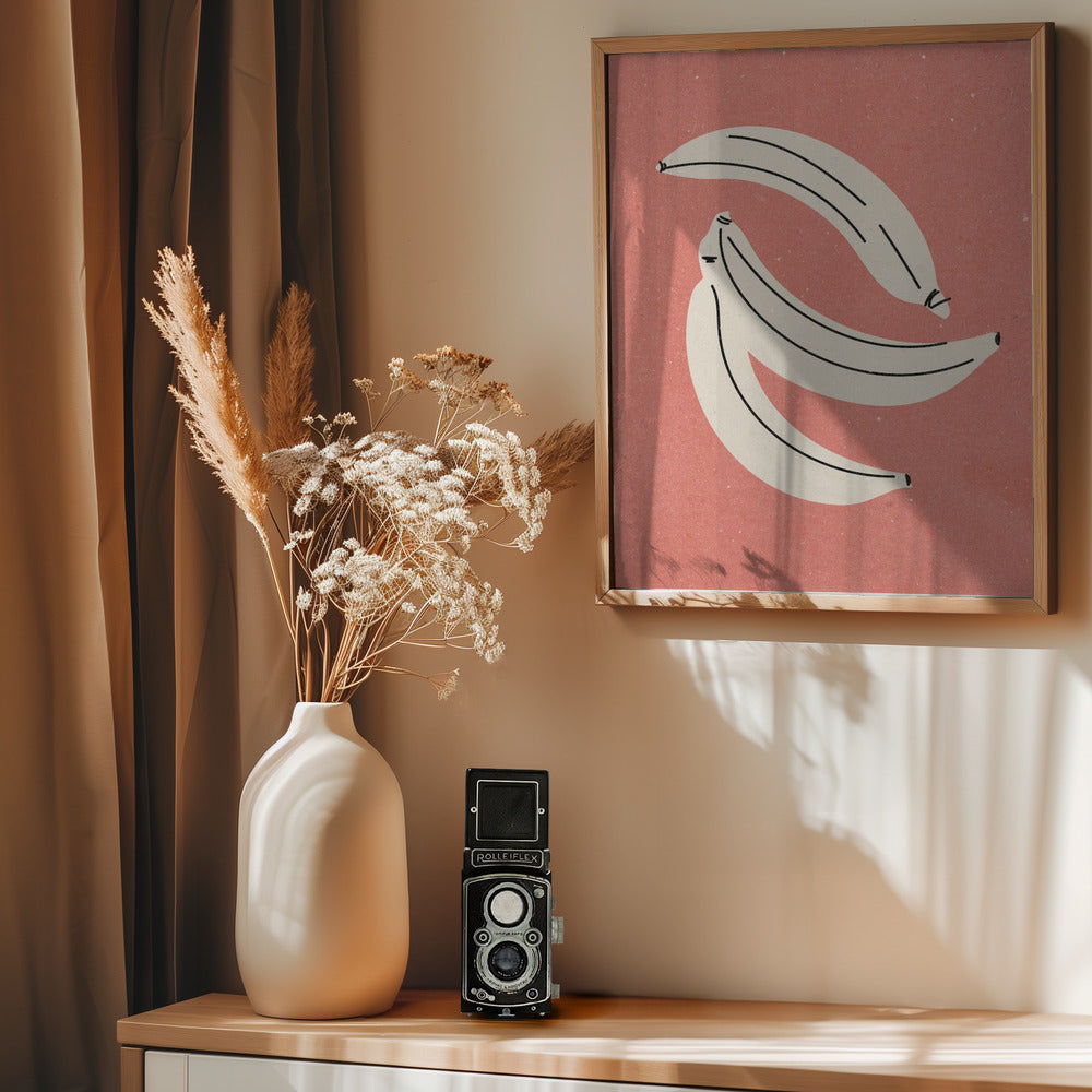 Banana - Poster / Art Print - interiör