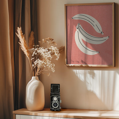 Banana - Poster / Art Print - interiör