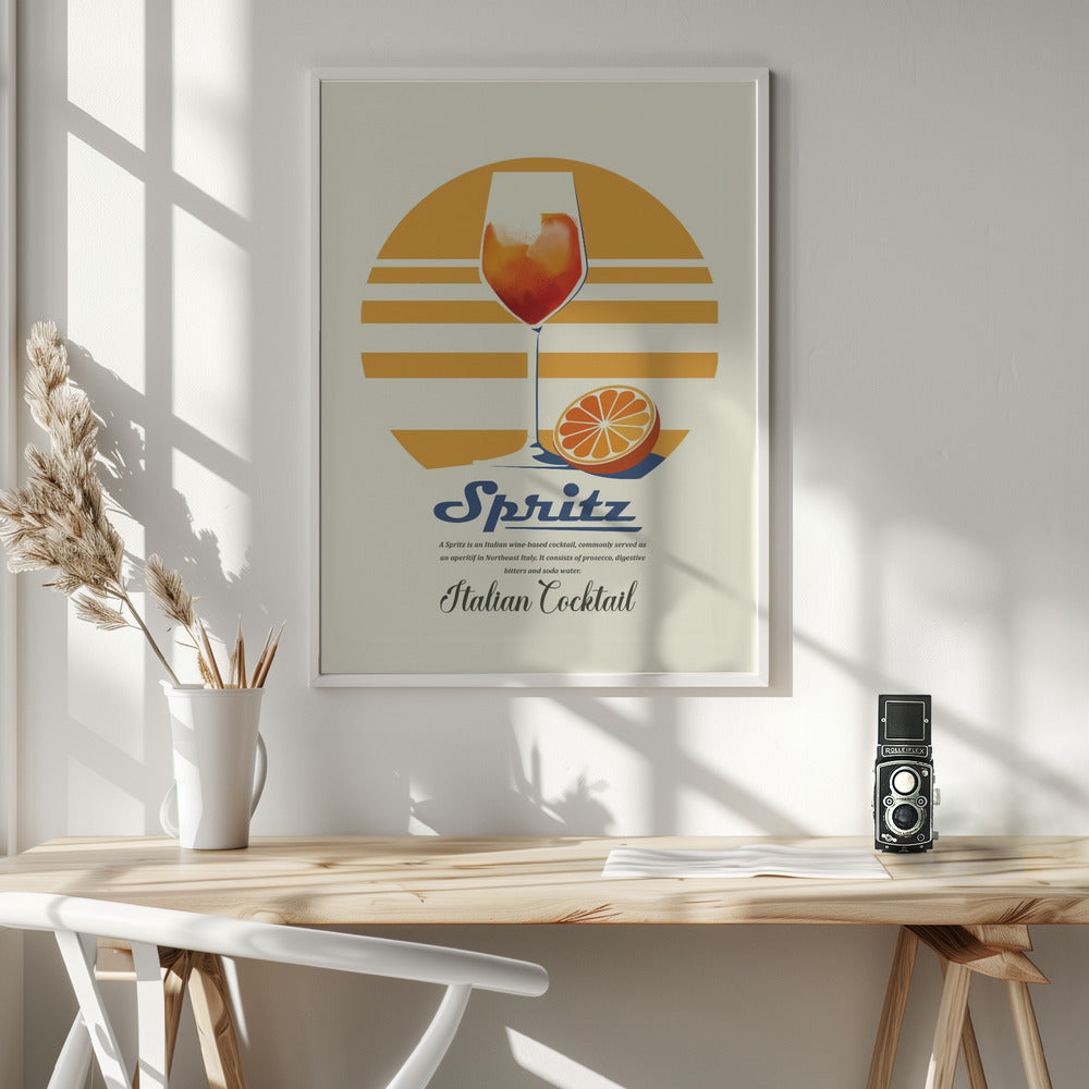Spritz summer print - Poster / Art Print - interiör