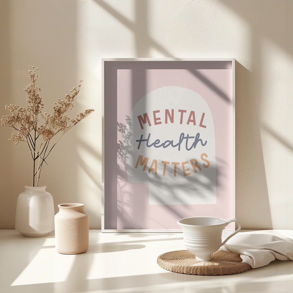 Mentalhealthmatters - Poster / Art Print - interiör