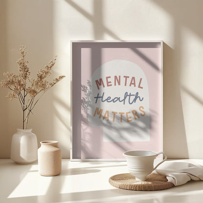 Mentalhealthmatters - Poster / Art Print - interiör