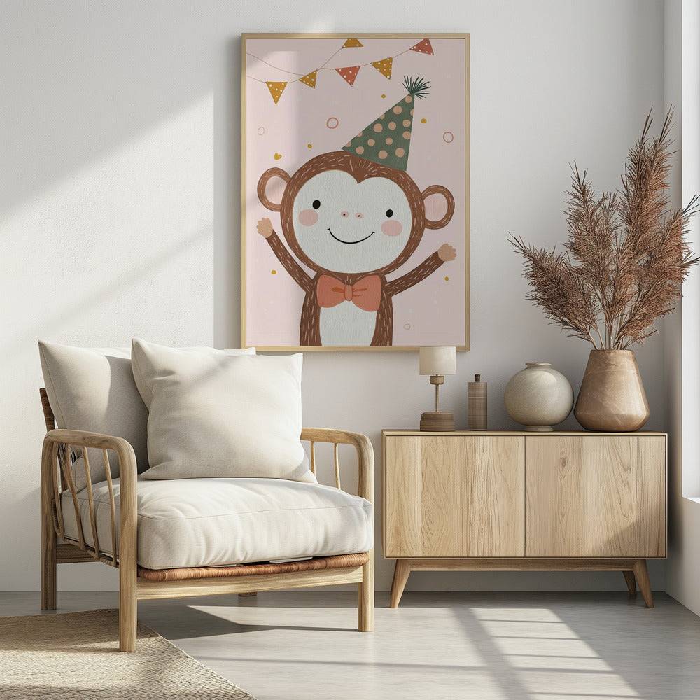 Happyape - Poster / Art Print - interiör