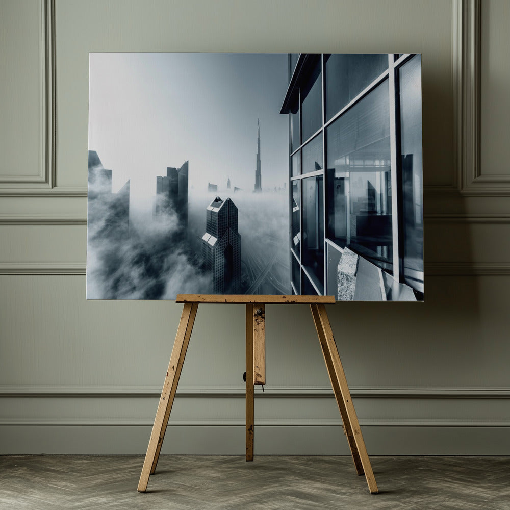 Foggy City - Poster / Art Print - interiör