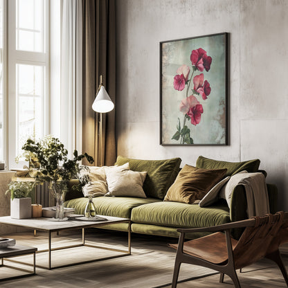 Sweet Pea - Poster / Art Print - interiör