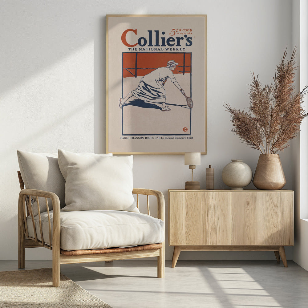 Collier's, the National Weekly, Eagle Shannon Ropes One - Poster / Art Print - interiör