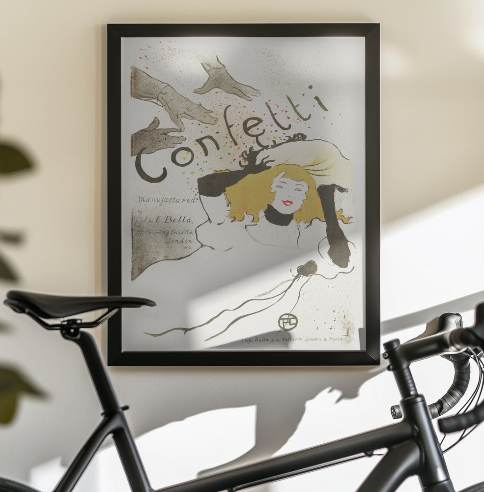 Confetti (1894) - Poster / Art Print - interiör