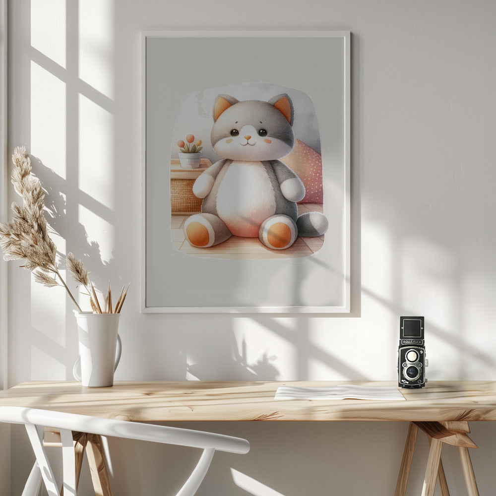 Kitten - Poster / Art Print - interiör