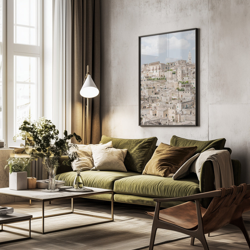 Matera city #3 - Poster / Art Print - interiör