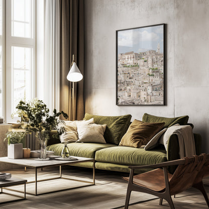Matera city #3 - Poster / Art Print - interiör