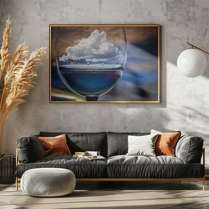Cloud in a glass - Poster / Art Print - interiör