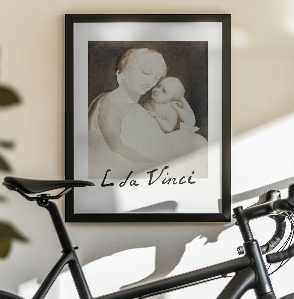 Madonna and Child - Poster / Art Print - interiör
