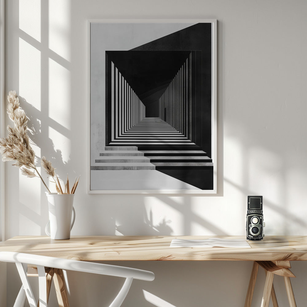 Abstract Hallway - Poster / Art Print - interiör