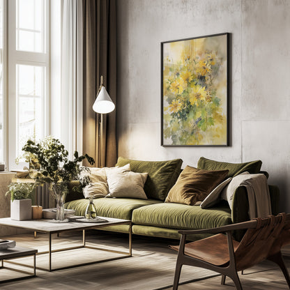 Summer Flowers No 3 - Poster / Art Print - interiör