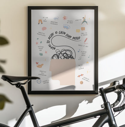 Way To Calm Mind - Poster / Art Print - interiör