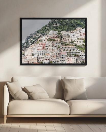 Positano at the Amalfi Coast - Poster / Art Print - interiör