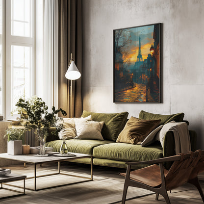 Welcome to Paris - Poster / Art Print - interiör