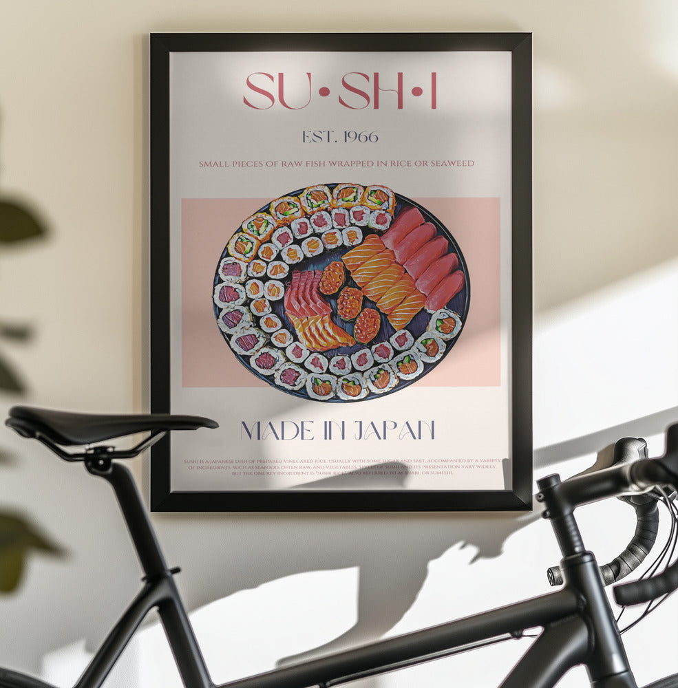 Sushi - Poster / Art Print - interiör
