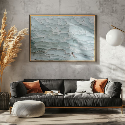 Turquoise Paradise - Poster / Art Print - interiör