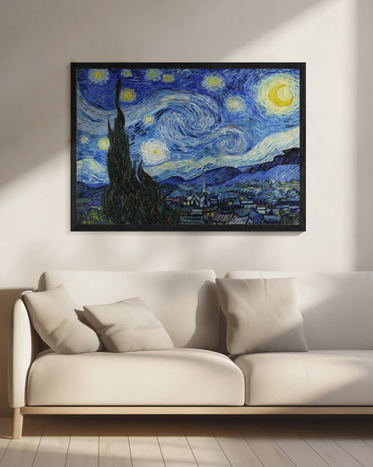 The Starry Night - Poster / Art Print - interiör