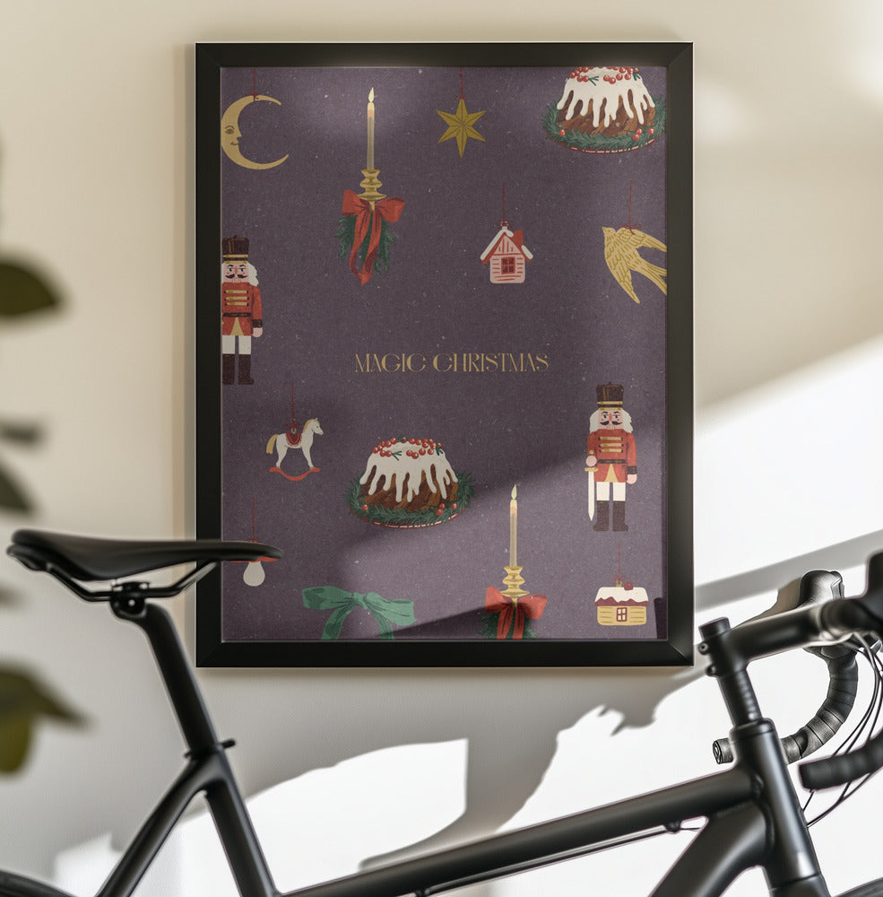 Cozy Christmas Things - Poster / Art Print - interiör