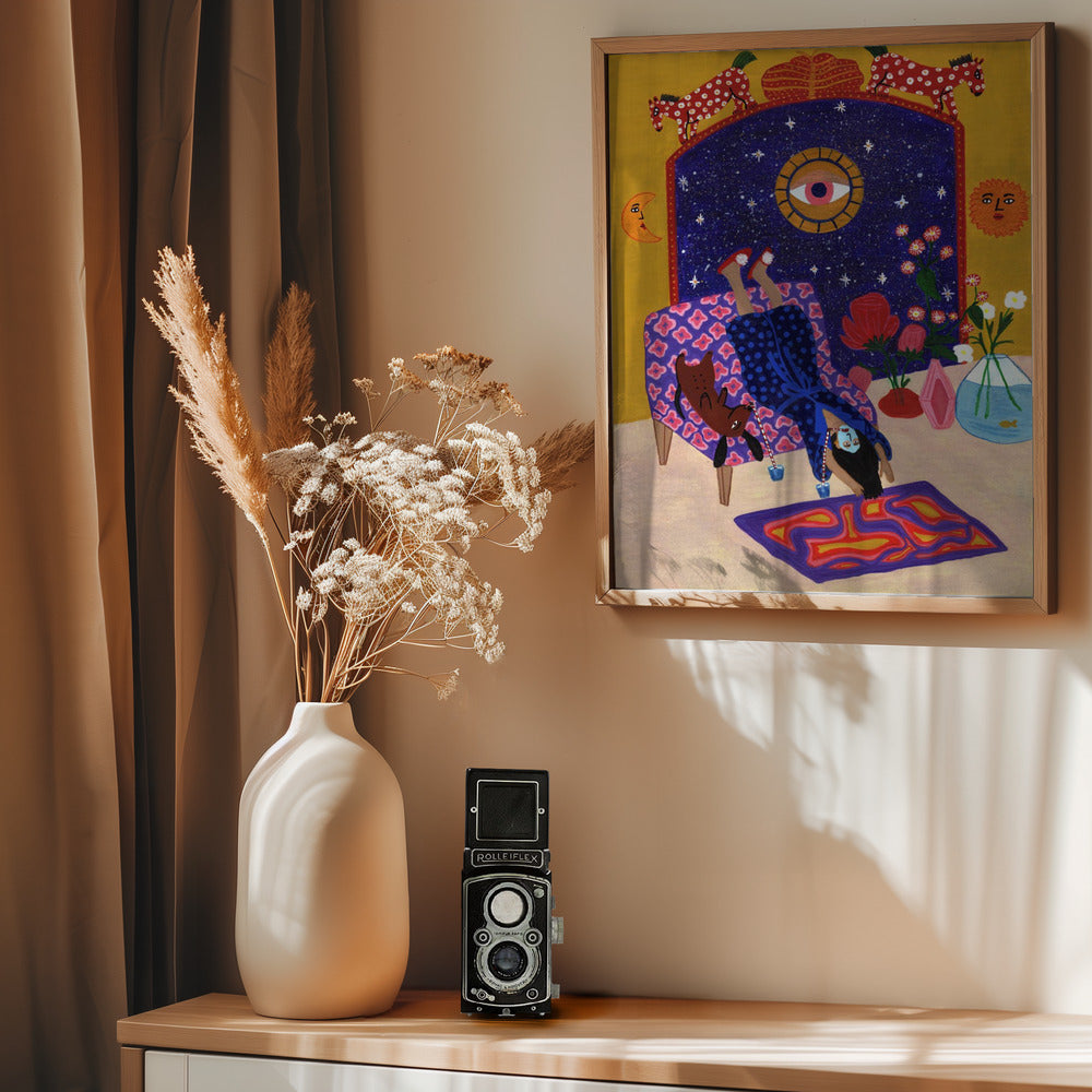 Day off from office - Poster / Art Print - interiör