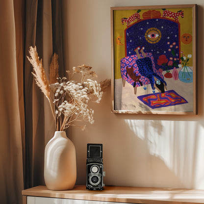 Day off from office - Poster / Art Print - interiör