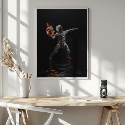 Planet Thrower - Poster / Art Print - interiör