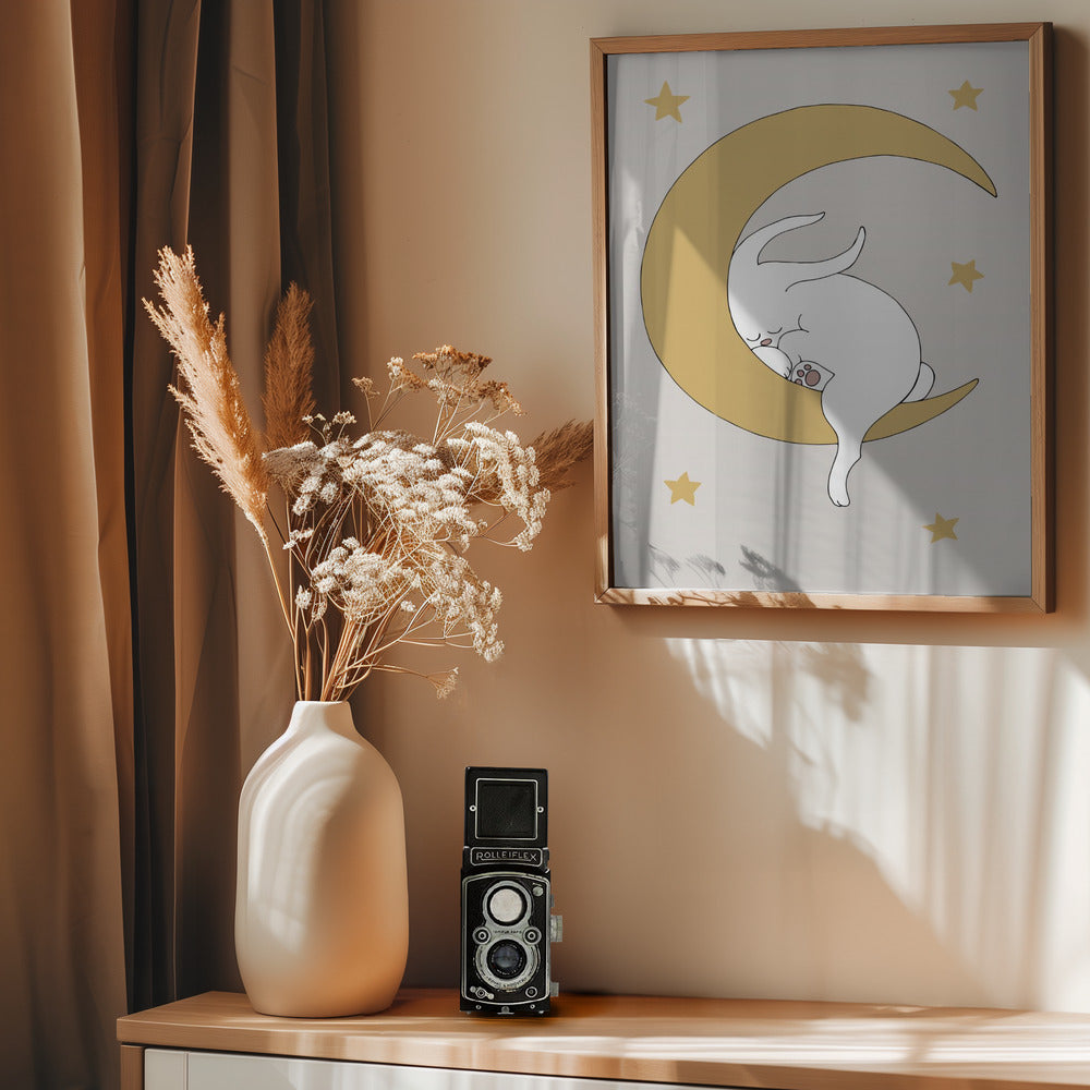 The Rabbit - Poster / Art Print - interiör