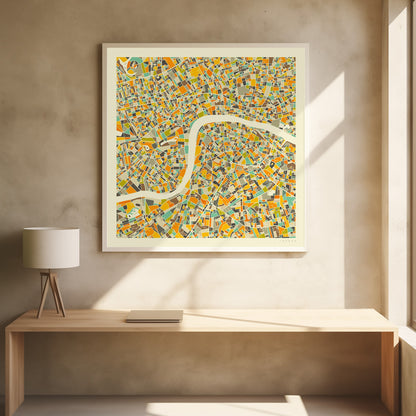 London Map - Poster / Art Print - interiör