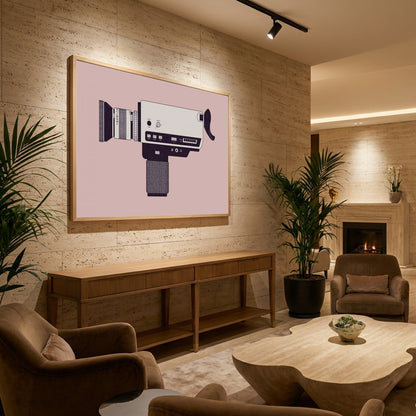 Super 8 Camera - Poster / Art Print - interiör