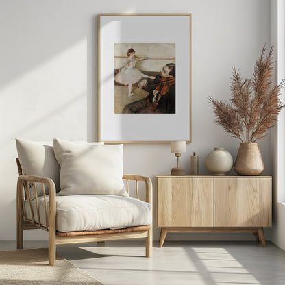 The Dance Lesson No.2 - Poster / Art Print - interiör
