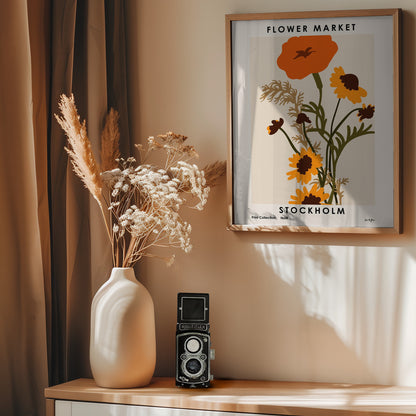 Flower Market. Stockholm - Poster / Art Print - interiör