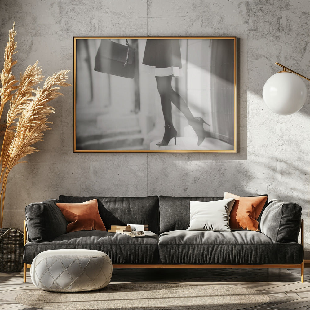 Out shopping - Poster / Art Print - interiör