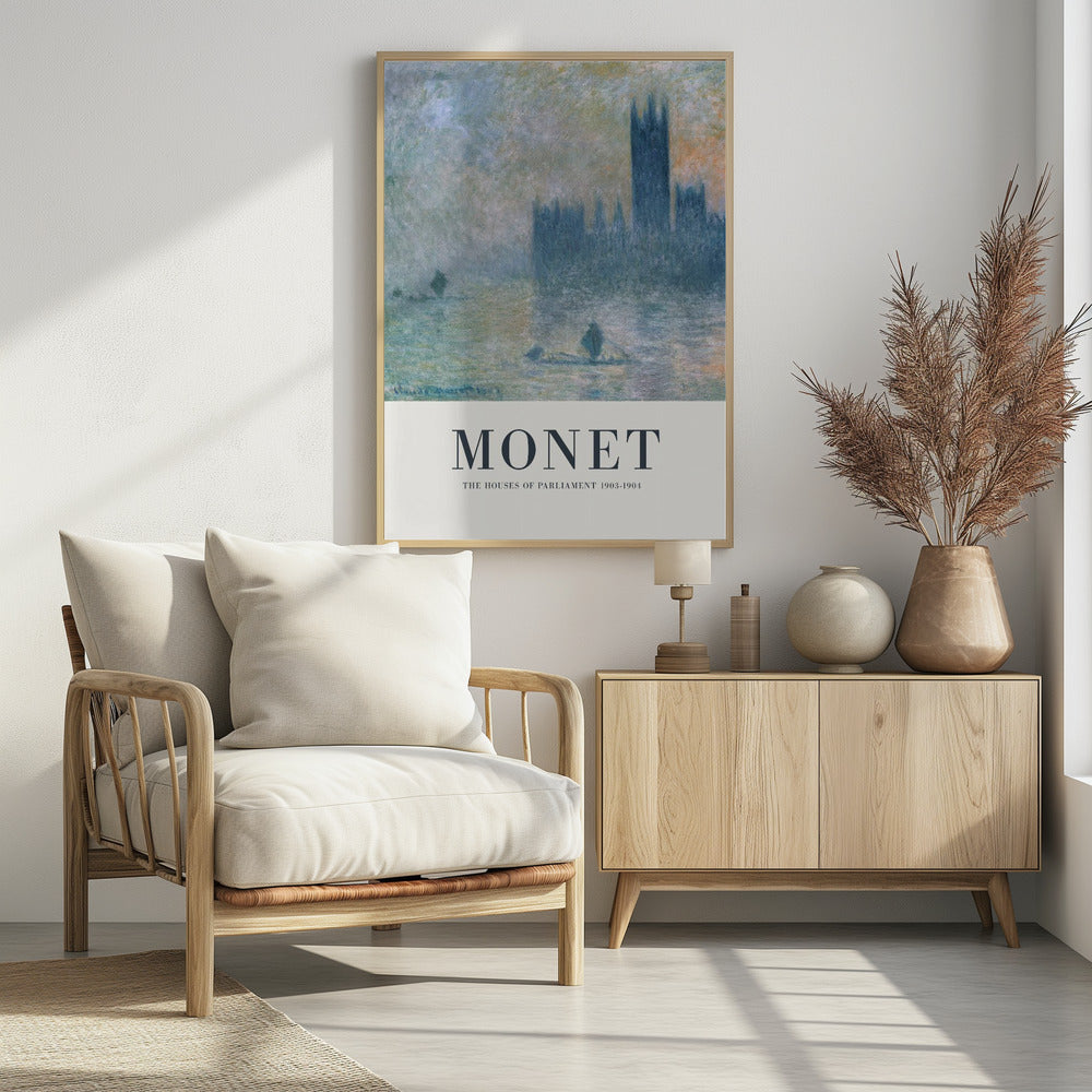 The Houses of Parliament - Poster / Art Print - interiör