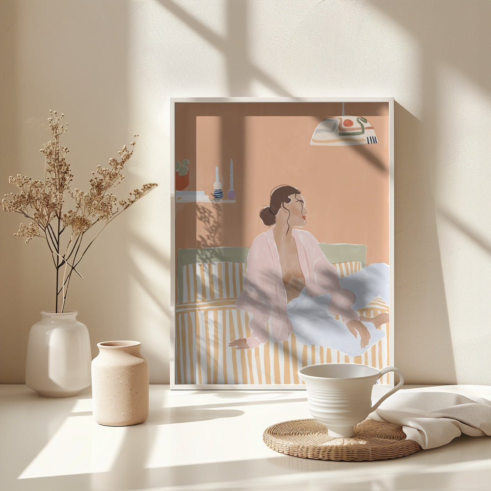 Just Let Me Chill - Poster / Art Print - interiör