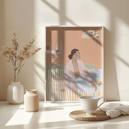 Just Let Me Chill - Poster / Art Print - interiör