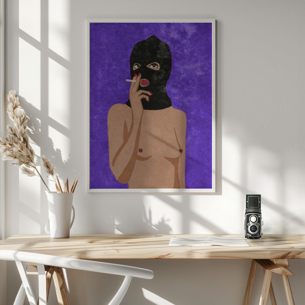 My Body is not a Crime - Poster / Art Print - interiör