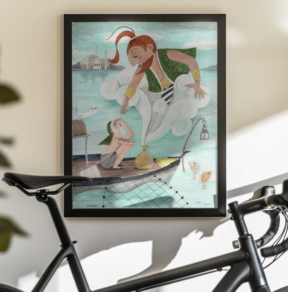 The Fisherman and the Jinni - Poster / Art Print - interiör