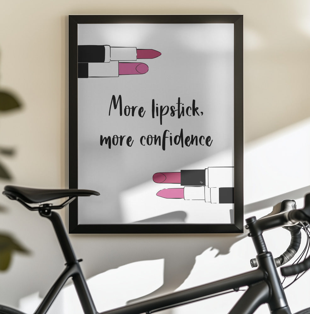 More Lipstick - Poster / Art Print - interiör