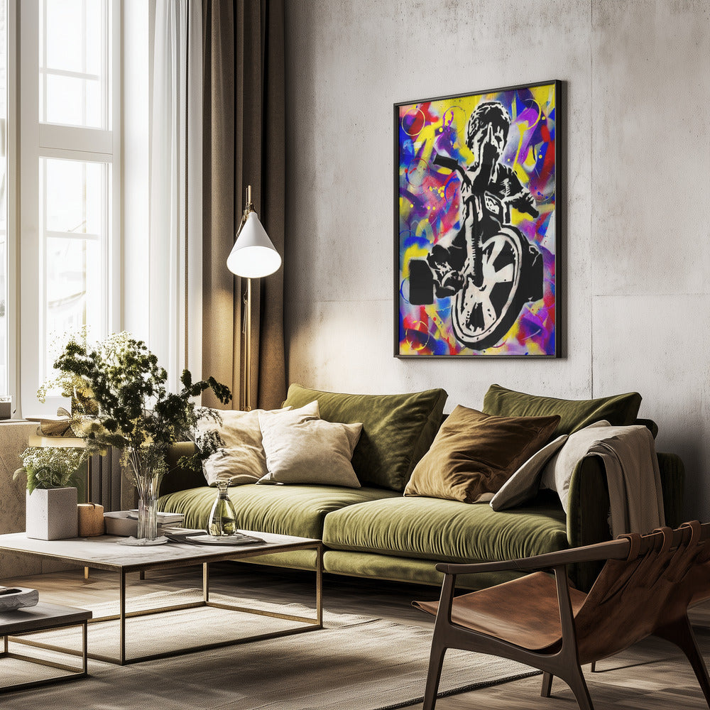 Fuck war - Poster / Art Print - interiör