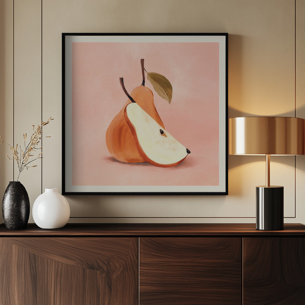 Pear 3 - Poster / Art Print - interiör