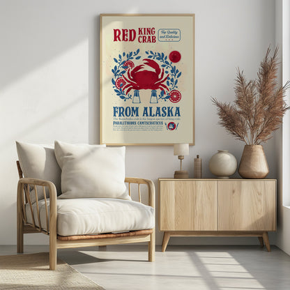 Crab kitchen print - Poster / Art Print - interiör