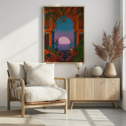 TROPICAL PORTAL - Poster / Art Print - interiör