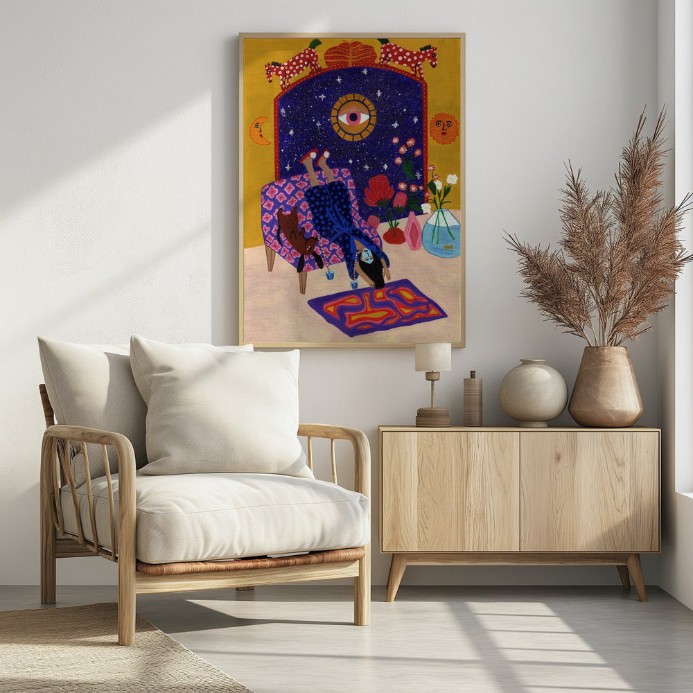 Day off from office - Poster / Art Print - interiör